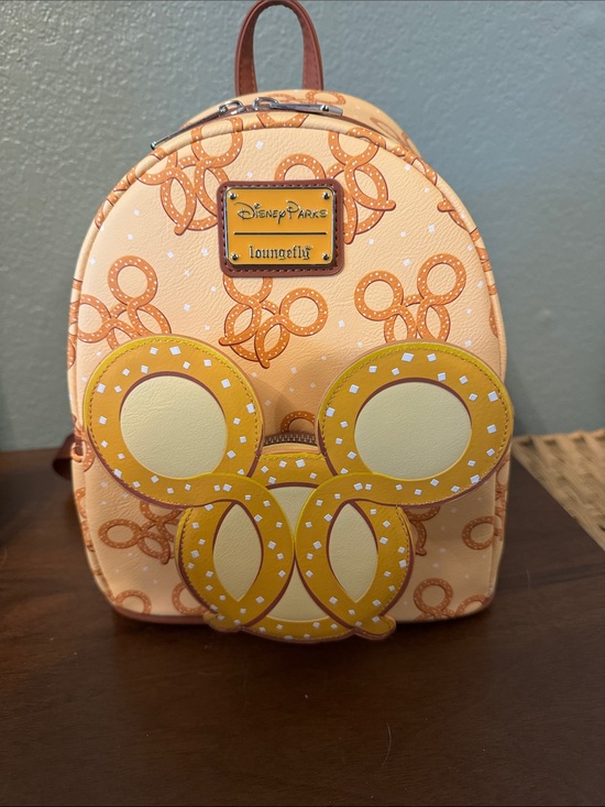 Disney Parks Loungefly Pretzel Mickey Mini Backpack main image 5